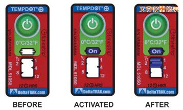 義烏溫度指示標(biāo)簽 累計(jì)上升時(shí)間/溫度的標(biāo)簽
